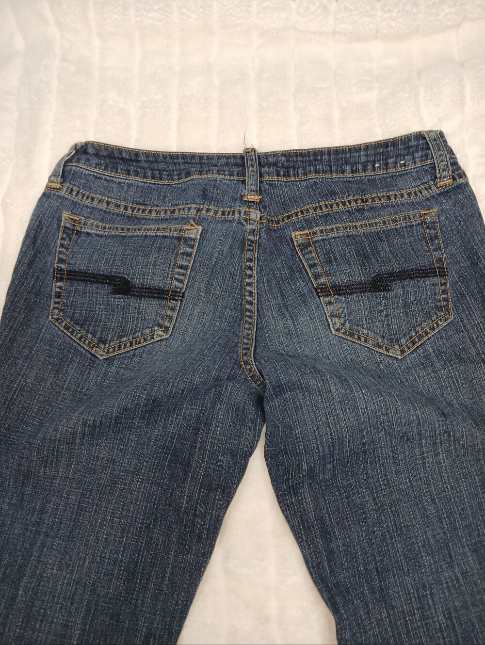 Arizona Jean Co Womens Jeans Size 9 Long Stretch Dark Wash - Picture 3 of 8